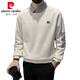 
Pierre cardin fake two-piece sweatshirt men's spring and autumn style puffing socket men's 2025 new high-end long-sleeved Maillard top 1391 black style regular XL recommended 145Jin [Jin equals 0.5 kg]
