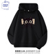 JEANSWEST CLUB JeansWest hooded sweatshirt unisex style daily casual spring and autumn girls jacket simple casual loose hoodie