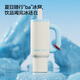 Chakolab y Xuba Copa Aislamiento de gran capacidad Copa fría Aislamiento de acero inoxidable Copa de agua 2024 nueva taza de magnate de hielo para mujeres Copa de hornear - Serenata de luz de luna 1050ml