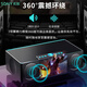 Sony Ericsson (soaiy) Bluetooth speaker audio alarm clock smart computer subwoofer high quality portable wireless video card can be plugged in U disk LCD screen s99 black