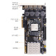 Alinx Black Gold FPGA Development Board Xilinx Kintex7 XC7K325T 4K Video óptico PCIe AV7K325 AN9767 Paquete