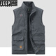Jeep Spirit Jeep Jeep Al aire libre Jeep Fishing Vest Spring y Autumn Spring y Autumn New MultiPocket Fotography Casual Loose All-Match Jacket Military Green 677a Fleece Style 4xl recomendado 180-195Jin [Jin equivale a 0.5 kg]