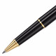 Montblanc (MONTBLANC) Spring Festival gift Meisterstück series signature pen ballpoint pen classic 163 gold-plated 12890