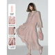 COCOBELLA tassel streamer lotus leaf big sway Xialaiser dress suspender skirt two-piece set FR7028 taro purple M