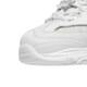 SKECHERS斯凯奇十周年钻石纪念版熊猫鞋缓震运动休闲鞋 增高透气老爹鞋女 12241/WSL 钻石款-白色/银色 39