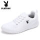 Playboy (PLAYBOY) casual shoes women's spring sneakers women's versatile white shoes women's running sports shoes women 0233 white 38
