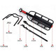 Gluekind bicycle rear seat rack can carry people, quick-release tail rack, universal luggage rack, cycling bicycle accessories, mountain bike rear rack, aluminum alloy passenger rear seat rack [load bearing 120Jin [Jin equals 0.5kg]] length 55CMx width 14.5CM