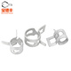 Baode Fengda Cro Elastic Clamp Stahlgürtel Hoop Federstahl Klemme Wasserrohröl Hoop 65 Manganstahl Klemme Q673 Rohrklemme M6.5x6x0.6 [50 Stück]