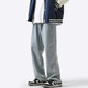 Digada Jeans Herren waschen Retro Old Frühlings- und Sommer Hongkonger Stil High Street Trend Straight Long Hosen Herrenstudent TCFS-723 Gelb Schlamm M [Vorgeschlagen 90-100 Jin [Jin entspricht 0,5 kg]]