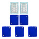 Jingbo Jingxi passt sich an Philips Vakuumreiniger -Filterelement -Zubehör FC9728/FC9732/FC9735 Filternetzfilter Baumwolle 1 Frontfilterelement + 1 Heckfilterelement