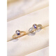 Fat Donglai quality tanzanite ring for women s925 silver niche design ring bare stone style 2 s925 silver tanzanite ring