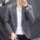 Playboy Suit Men's Corduroy Small Suit Men's Korean Casual Top Autumn and Winter Slim Jacket 2183 Khaki M 90-110Jin Jin is equal to 0.5 kg