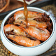 Go to Fresh Kee Cooked Drunken Macrobrachium rosenbergii, Ready-to-Eat Drunken Sweet Shrimp, Non-raw Pickled Frozen Camping Ingredients 13-16 pieces/box 600g