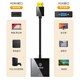 Biaz HDMI to VGA cable converter HD video adapter adapter Xiaomi laptop desktop box TV monitor projector female cable