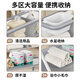 
Heyu Diaper table Infant and Toddler Care Table Bed Diaper changing Wet Baby Multi-function Foldable Newborn Touching Table Gray [Lifting] (Store basket + Clothes rod + Wheel +
