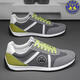 Fr.yh.zh Paul Emiris Chaussures masculines Été 2024 Nouvelles chaussures décontractées respirantes pour un pied pour les chaussures à plat Forrest Gump Sports Chaussures bleues [AW9902] 39