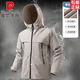 Pierre Cardin four-proof fabric men's jacket spring and autumn 2025 new outdoor windproof and waterproof jacket outerwear for men off-white 3XL