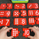 Toys for Children's Digital Cognition and Quantity Matching Aids Teaching Aids for Kindergarten Mathematics District Matériaux pour les jouets dans les classes primaires et secondaires en Nanqi. Bus numérique. Puzzle d'ombre à l'ombre