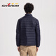 Sherron Thin Down Down Jacke Herren Kurzer lässiger und modisch vielseitiger Herbst und Winter Helles warme Jacke 13662 Hellgrau XL