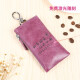 Feiman Key Bag Women's Multipripe Multi-Función Bag Key Kore Corea Carretera Genuina Carretera Cabeza de la llave de la llave de la llave de la cabeza Bag Purple Purple
