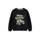 Classic Teddy Classic Teddy Children's Clothing Boys' Sweaters Children's Autumn Clothing Medium and Large Children's Casual Tops Fashionable and Versatile Black 120