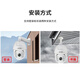 Hikvision 6-Zoll-2-Millionen-Netzwerkballmaschine 4 Millionen Zoom-Gimbal POE-Kamerakopf 2DC6223/6423IW-D keine DS-2DC6223DW-D [2 Millionen Dual-Light + Netzteil Versorgung