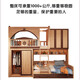 Ji Xinquan Madera sólida Tambre de apartamento pequeño Cama doble sin molestarse entre sí camas de literas para niños arriba y abajo + escalera + 0.8 escritorio + gabinete de dos puertas 1350*2000 mm (levantarse de la cama)