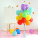 Smile Party Thickened 10-inch latex balloon candy color Graduation Valentine's Day Opening Anniversary Decorative Balloon Layout Random Color Mixed (10 pieces)