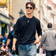 
Mr. Bu Bu’s thin base sweatshirt for men’s silhouette round neck pullover 2025 new product KT15685 graphite black 3XL /190