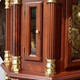 Hanshi (Hense) Hedgehog Redwood Redwood Floor Bell Neun-Tone Tube Box Music Mechanical Uhr Luxus stehend