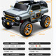 FKU tank Raptor children's electric vehicle, four-wheeler remote control off-road vehicle, two-person baby toys can be used as adults' stroller, light luxury red + wear-resistant hard wheel + super-power battery + tools