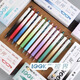 
Dongmi Dongmi 686 Vision Color Press Neutral Pen Hand Account Painting Mark 0.5 Double Beads CS Glasses Color Pen Gradient Bar Complete Set 12 Plugs (Remarks available)