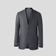 VICUTU men's suit tops comfortable business commuter versatile blazer VRS21312620 gray 170A