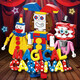 NOUVELLE série de cirque de Lele Brothers Small Particle Building Blocs Digital Blocys Blocys Children's Toys Toys Circus Bedroom Decoration Gift C5306 [61 Nombre de particules]