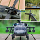 Yuxiang F09 Upgrade Version F09V Black Hawk Fernbedienung Hubschraubermodell Flugzeug UH60 Supersimulierte Real-Maschinen-Hubschrauber F09V Voller Set zum Fliegen (linke Handdrossel) F09V Hubschrauber