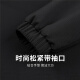 与狼共舞【加绒】可拆卸连帽夹克男2024秋冬新款肌理格纹休闲男士外套1047 黑色001 S (165)