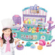 迪士尼（Disney）冰雪奇缘 彩泥手工橡皮泥DIY冰雪蛋糕店礼物正品 DS-1677