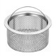 Weiqing kitchen sink garbage filter vegetable basin funnel dishwashing sink stainless steel 304 sewer cage cover 304 sink filter fine hole large size 8.5CM