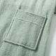 New Asia bathrobe pure cotton adult men and women bathrobe soft and comfortable home bathrobe pajamas pajamas pajamas gown gray green L
