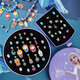 Disney children's toys girls hand-beaded DIY bracelet necklace jewelry box 3-9 years old little princess girl Christmas gift