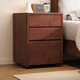 Kao nordique en bois massif armoire à coffre simple ménage petite chambre de rangement de chambre à coucher armoire 678 # couleur en bois réel
