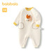 Balabala baby going out onesie newborn baby hoodie winter clothing Beibei velvet 208424120204