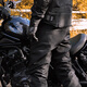 
DuHAN (DUHAN) motorcycle riding suit men's four-season anti-fall motorcycle suit off-road racing suit knight's pants black suit (top + pants) 2XL