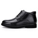 Cruiser 3513 Lederstiefel Herren Winterwolle warmes Fellschuh echte Leder nicht rutschfeste Kleidung-resistente High-Top-Baumwollschuhe 9912C Schnürung 44