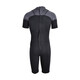 Yon Sub Wetsuit Couple Wetsuit Men and Women One-piece Warm 3mm Winter Swimming Long Sleeve Short Sleeve Swimsuit Deep Diving Surfing Black Gray (Short Sleeve) M