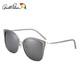 Hua Yule Sonnenbrille Neue polarisierte Fahrbrillen für Frauen, die die Sonnenbrille AP11730 C026/Nickel weiß Metallpolarisierte Quecksilberfilm