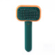 Hanhan Paradise Cat Comb Pet Special Combing Brush to Remove Floating Hair Dog Needle Comb Supplies Cat Brush Cleaning Artifact Green