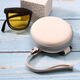 Boîte de verres pliants pour femmes sous banane sac de rangement portable de haute qualité
