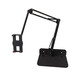 Luxurious cubic slotted tablet stand 17.3-inch 15.6 portable display clip-free hidden mobile phone holder bedside lazy tablet ipad support desktop cantilever slotted stand black three-section arm extra large zipper + vesa hanger