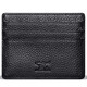 SEPTWOLVES ultra-thin wallet fashion casual card bag business card holder for men and women multi-card position first layer cowhide card cover black 3A3072291-01